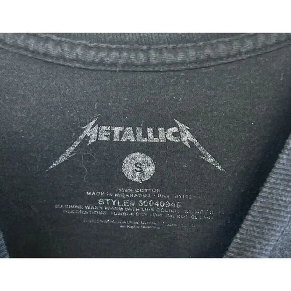 Metallica Shortest Straw In Vertigo You Will Be Black T-Shirt Size‎ Small